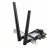 WiFi адаптер ASUS PCE-AXE5400 Dual Band PCI-E WiFi 6E (802.11ax), 2.4GHz/5GHz/6GHz, IEEE 802.11ax, Bluetooth 5.2, AX 5400 (574Mbps+2402Mbps+2402Mbps) (placa de retea wireless WiFi/сетевая карта WiFi беспроводная)