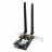 WiFi адаптер ASUS PCE-AXE5400 Dual Band PCI-E WiFi 6E (802.11ax), 2.4GHz/5GHz/6GHz, IEEE 802.11ax, Bluetooth 5.2, AX 5400 (574Mbps+2402Mbps+2402Mbps) (placa de retea wireless WiFi/сетевая карта WiFi беспроводная)