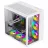 Carcasa fara PSU GAMEMAX Case ATX Infinity, w/o PSU, Dual Tempered Glass, 1xUSB 3.0, 1xType-C, Dust filter, White