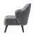 Kресло Dogtas ALLEGRA Armchair Wooden (Fixed leg) GK:6665PZ/SA:6667PZ/AR:Siyah, beige, Вельвет