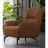 Fotoliu Dogtas ESCA Armchair, GK:2353/AR Black, weawing orange/black, Stofa