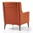 Kресло Dogtas RITA Armchair GK:2251, Walnut, red, Вельвет