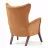 Kресло Dogtas UNITED Armchair GK:1914/AR:Walnut, Dekostoff yellow/orange