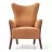 Fotoliu Dogtas UNITED Armchair GK:1914/AR:Walnut, Dekostoff yellow/orange