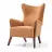 Fotoliu Dogtas UNITED Armchair GK:1914/AR:Walnut, Dekostoff yellow/orange