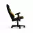 Игровое геймерское кресло DXRacer DRIFTING-23-L-NY-X1, Black/Yellow, EPU Leather, Recline 90°-135°, 3D Armrests, Head and Lumbar cushions, Aluminium wheelbase, 2.36" PU Caster, W-23.5kg