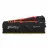 Модуль памяти KINGSTON 32GB (Kit of 2*16GB) DDR4-2666 FURY®, Beast DDR4 RGB, PC21300, CL16, 1Rx8, 1.2V, Auto-overclocking, Asymmetric BLACK low-profile heat spreader, Dynamic RGB effects featuring Kingston FURY Infrared Sync technology, Intel XMP Ready (Extreme Me