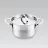 Cratita cu capac Maestro Mr-3511-24, 5 l, 24x13.5 cm, Inox