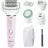 Epilator PANASONIC ES-EY80-P520, 60 pensete, 3 trepte de vietza, 5 duze, Alb, Roz