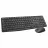 Kit (tastatura+mouse) LOGITECH MK235, Low-profile, Spill-resistant, FN key, 5M, 1000dpi 3 buttons, 2xAAA/1xAA, 2.4Ghz, EN/RU, Grey.