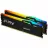 Модуль памяти KINGSTON 64GB DDR5-5200MHz FURY Beast RGB, KF552C36BBEAK2-64