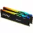 Модуль памяти KINGSTON 64GB DDR5-6000MHz FURY Beast RGB, KF560C36BBEAK2-64