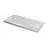 Клавиатура беспроводная TRUST Basics ultra-thin wireless bluetooth keyboard, Triple pairing, 2xAAA battery, 293g, Silver, US