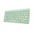 Клавиатура беспроводная TRUST Trust Lyra Multi-Device Compact Wireless keyboard, RF 2.4GHz, Bluetooth v5.0, Key technology - scissor, FN keys, Indicators Charging, Connection status, Caps-lock, Wireless mode; USB-A, USB-C, Rechargeable battery, 301g, Green, US, Green, US