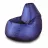 Бин Бэг кресло-мешок AG Груша из Оксфорда 300D L, синего цвета