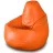 Bean Bag AG Pară XL MAX, Ecopiele, Oranj