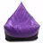 Bean Bag AG Max Piramidă XL Violet/Negru