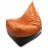 Bean Bag AG Max Piramidă XL Oranj/Negru