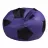 Бин Бэг кресло-мешок AG Ares XXL, фиолетовый с черным