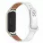 Ремешок браслет для часов AMAZFIT Strap Leather Smart Band 7 White