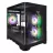 Carcasa fara PSU 1STPLAYER UV5 BLACK, mATX w/o PSU