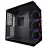 Carcasa fara PSU 1STPLAYER SP8 BLACK, ATX w/o PSU, 2*4 mm tempered glass Front & Side 50% view panels