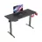 Masa gaming 1STPLAYER Motorized Gaming Desk 1STPLAYER MOTO-E 1460, 72-117 cm electric lift height, Intelligent height memory and sedentary reminder, Max load 80 kg, 18mm P2PB carbon fiber board, aluminium legs, 140*60*(72-117)cm, black