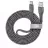 Cablu Rivacase Type-C PS6102 GR12, nylon braided, 1.2M, Gray