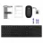 Gaming keyboard SVEN SVEN KB-C2550W, Wireless Keyboard & Mouse, Scissors key, 2.4GHz, (109 keys, 5+12 Fn-keys) + Mouse (2 + 1 scroll wheel, 1000 dpi), Nano receiver, USB, Black, EN/RU