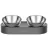 Dispenser Petkit FRESH NANO METAL FEEDING BOWL, 304 STAINLESS STEEL (FOOD GRADE), SIZE:330*160*87.7MM,TWO ADJUSTABLE ANGLES 0* OR 15*, WITH BASEMENT, HIGHER HEIGHT HELPS THE CATS EAT COMFORTABLE