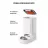 Hrana uscata Petkit Petkit Fresh Element SOLO Smart Pet Feeder, Wi-Fi and Bluetooth connection, 304 stainless steel, Capacity: 3L, Normal dry food, freeze dried food, App control, Dual-power system, Size 316*167*296mm, white