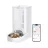 Hrana uscata Petkit Petkit Fresh Element SOLO Smart Pet Feeder, Wi-Fi and Bluetooth connection, 304 stainless steel, Capacity: 3L, Normal dry food, freeze dried food, App control, Dual-power system, Size 316*167*296mm, white