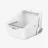 Hrana uscata Petkit Petkit Pura Cat Litter Box, semi-open low-level entrance litter tray, built-in odour eliminator, 507*374*350mm, white