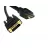 Cablu video Brackton Cable HDMI-DVI - 2m - Brackton "Basic" DHD-SKB-0200.B, 2m, DVI-D cable 24+1 to HDMI 19 pin, m/m, double-shielded 1080i, pastic plug,  golden contacts