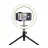 Аксессуары экшен камеры TRUST Trust Maku+, 2-IN-1 STREAMING KIT Ring Light, Improve your vlogs with this 10 inch ring light, 56-inch foldable green screen, including remote controls, tripod and phone clamp