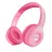 Casti cu microfon TRUST Trust NOUNA Wireless Kids Bluetooth Headphones - Pink, up to 15 hours of playtime, active sound limitation (max 85 dB), includes stickers for personalisable fun, perfect for kids aged 4-10, Foldable