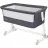 Кроватка PM Patuc co-sleeper Lionelo Theo Dark Grey