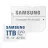 Card de memorie Samsung 1.0TB MicroSD (Class 10) UHS-I (U3) +SD adapter, Samsung EVO Plus 2024 "MB-MC1T0SA" (R:160MB/s)