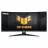 Игровой монитор ASUS 34" ASUS TUF VG34VQ3B, Black,Curved-VA, 3440x1440, 180Hz, FreeSync, 1ms, MPRT, 400cd, HDMI+DP+USB, Spkrs