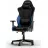 Игровое геймерское кресло DXRacer Gaming/Office Chair DXRacer GLADIATOR-L-N23-LTC-NB-X1, Black/Blue, Gaslift class 4, Premium PVC leather, max weight up to 150kg / height 180-200cm, Full tilt, Recline 90°-135°, 3D Armrests, Headrest and lumbar cushions, 6 cm PU Caster, W-22,15 kg