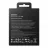 Hard disk extern Samsung 4.0TB Samsung Portable SSD T9 Black, USB-C 3.2 Gen 2x2 (88x59x13mm, 122g,R/W:2000/2000MB/s)
Capacitate memorie:  4 TB 
Interfață:  USB 3.2 Gen 2 
Tipul conectorului unității:  USB Type-C 
Conector tip:  USB Type-C, USB Type-A 
Viteza maximă de citire