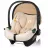 Автокресло PM Set Scoica 0-13kg + Baza Isofix Lionelo Astrid Beige Sand