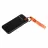 Hard disk extern VERBATIM M.2 External SSD 1.0TB Verbatim Pocket USB 3.2 Gen 2, Black/Orange, USB-C, Sequential Read/Write: up to 1000/1000 MB/s, Windows®, Mac, Keyring and Cable Holder, Portable, Compact, Rugged and Perfect for travel, Ultra-lightweight, Cloth bag, Nero Bac