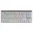 Gaming keyboard LOGITECH Gaming Wireless Keyboard Logitech G515 TKL, Mechanical, Thin, Low-profile, GL Tactile SW, Double-shot PBT, Macro, RGB, 1500mAh, 2.4GHz+BT, EN, White
.