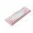 Игровая клавиатура Havit Gaming Keyboard Havit KB874L, Mechanical, Blue SW, All keys roll-over, 67 Keys, 50M, RGB, 1.8m, USB, EN, Pink/White