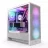 Carcasa fara PSU NZXT Case ATX NZXT H5 Flow RGB (2024), 1x360mm RGB & 1x120mm, Front&Top Mesh, Tempered Glass, Dust Filter, 1xUSB 3.2, 1xUSB-C, 1x3.5", 2x2.5", White