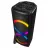 Колонка SVEN SVEN PS-710, 100W (2x50) Dynamic switchable RGB backlight, TWS, Fast Bluetooth connection by NFC (Android), FM, USB, microSD, LED display, 4400mA*h, Two microphone inputs for karaoke, Remote control, Carrying handle, Black