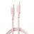 Кабель XO Type-C to Type-C Cable XO, PD fast charging 60W, NB-Q265B, Pink