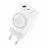 Зарядное устройство GEMBIRD Wall Charger Gembird 2-port + Wireless Charging Apple Watch: Type-C 20W PD; Type-A 20W QC 3.0, fast charger, White