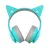 Casti cu microfon EDIFIER Edifier HECATE G5BT CAT Turquoise / Bluetooth Gaming On-ear headphones with microphone, RGB, 3.5mm / Bluetooth V5.2, Playback time 20 hours (light on); 36 hours (light off), Cute detachable cat ear with hall sensors, foldable design